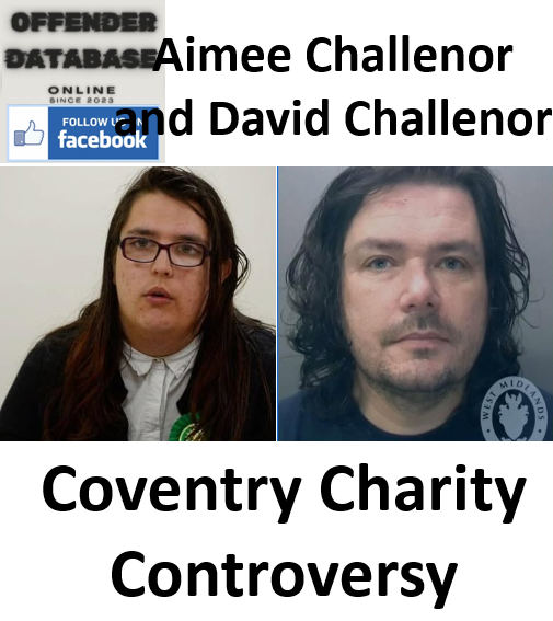 Aimee Challenor and David Challenor Coventry Charity Controversy Aimee Challenor and David Challenor Coventry Charity Controversy