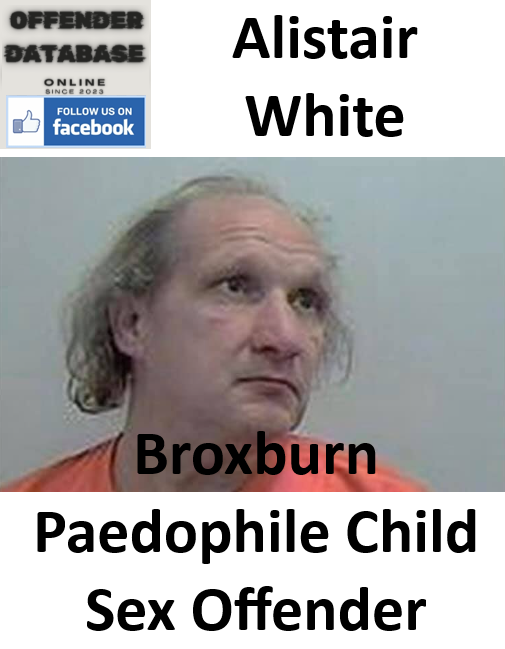 Alistair White Broxburn Paedophile Child Sex Offender