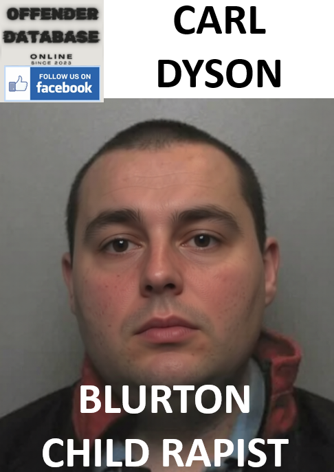 CARL DYSON BLURTON CHILD RAPIST