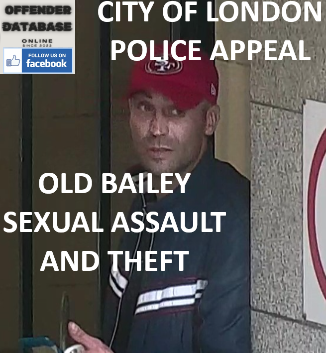 CITY OF LONDON POLICE APPEAL - OLD BAILEY SEXUAL ASSAULT AND THEFT