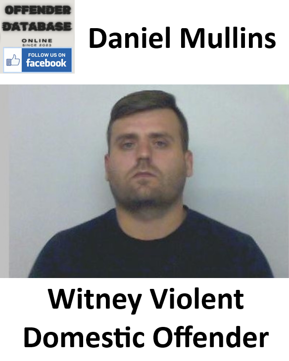 Daniel Mullins Witney Violent Domestic Offender