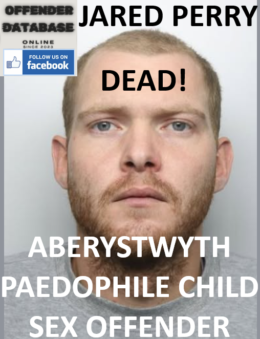JARED PERRY ABERYSTWYTH PAEDOPHILE CHILD SEX OFFENDER