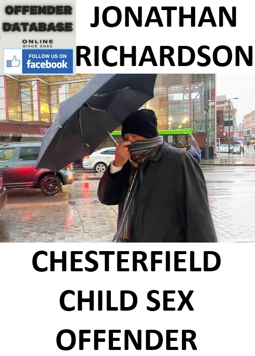 JONATHAN RICHARDSON CHESTERFIELD CHILD SEX OFFENDER