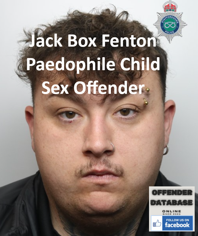 Jack Box Fenton Paedophile Child Sex Offender