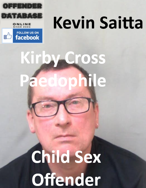 Kevin Saitta Kirby Cross Paedophile Child Sex Offender