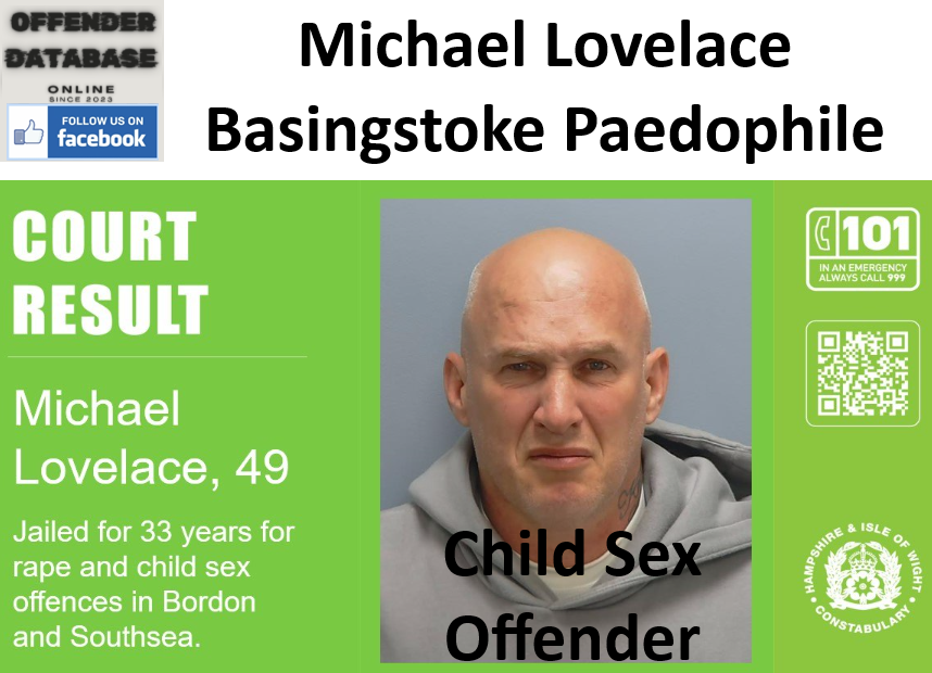 Michael Lovelace Basingstoke Paedophile Child Sex Offender Michael Lovelace Basingstoke Paedophile Child Sex Offender