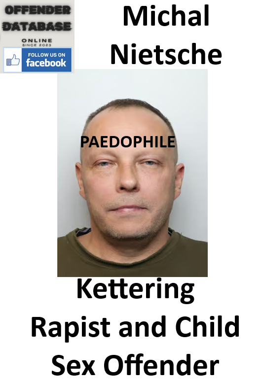 Michal Nietsche Kettering Rapist and Child Sex Offender