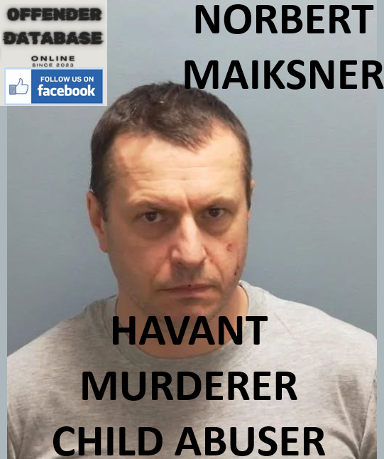 NORBERT MAIKSNER HAVANT MURDERER CHILD ABUSER