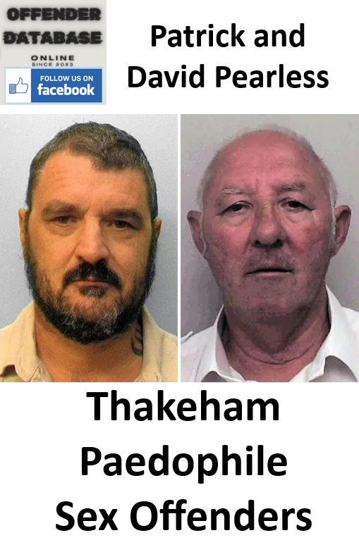 Patrick and David Pearless Thakeham Paedophile Sex Offenders