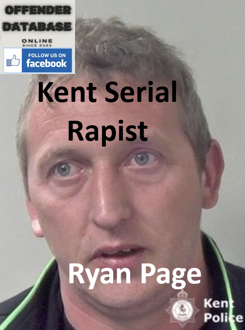 Ryan Page Kent Serial Rapist Sex Offender Breach