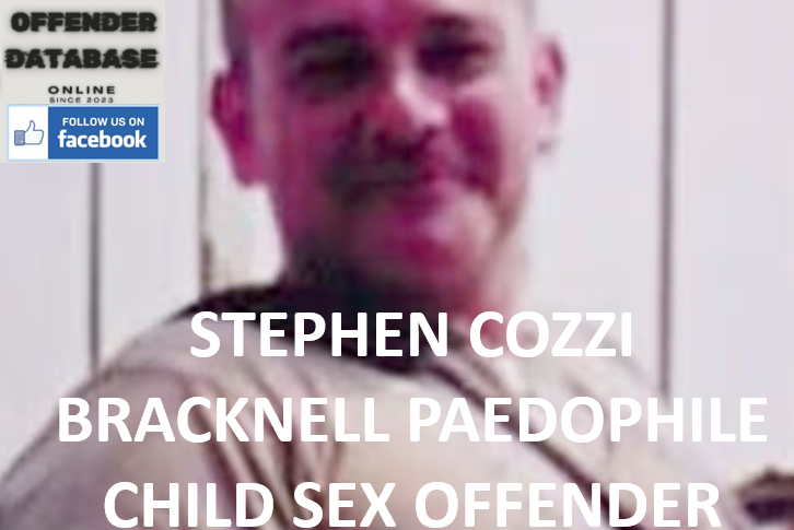 STEPHEN COZZI BRACKNELL PAEDOPHILE CHILD SEX OFFENDER
