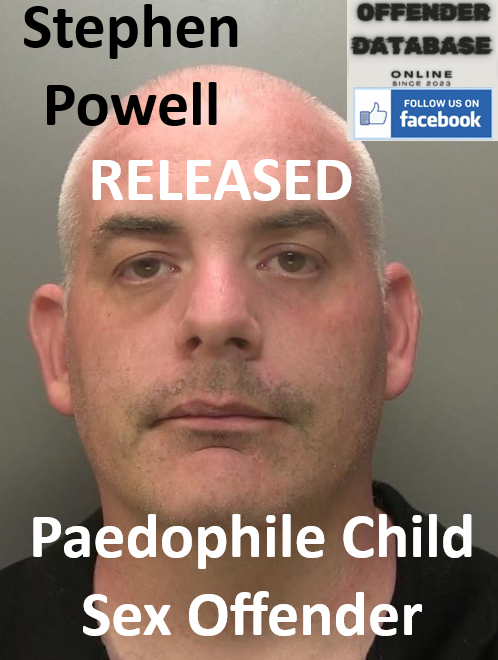 Stephen Powell Paedophile Child Sex Offender