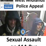 West Midlands Police Appeal - Sexual Assault on 11A Bus