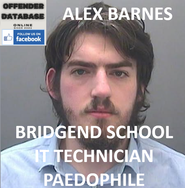 ALEX BARNES BRIDGEND SCHOOL IT TECHNICIAN PAEDOPHILE ALEX BARNES BRIDGEND SCHOOL IT TECHNICIAN PAEDOPHILE