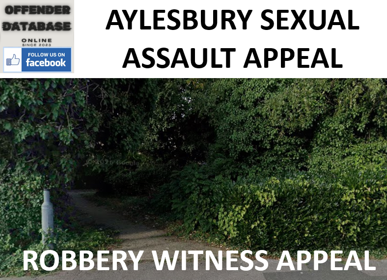 AYLESBURY SEXUAL ASSAULT AND ROBBERY WITNESS APPEAL