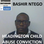 BASHIR NTEGO HEADINGTON CHILD ABUSE CONVICTION