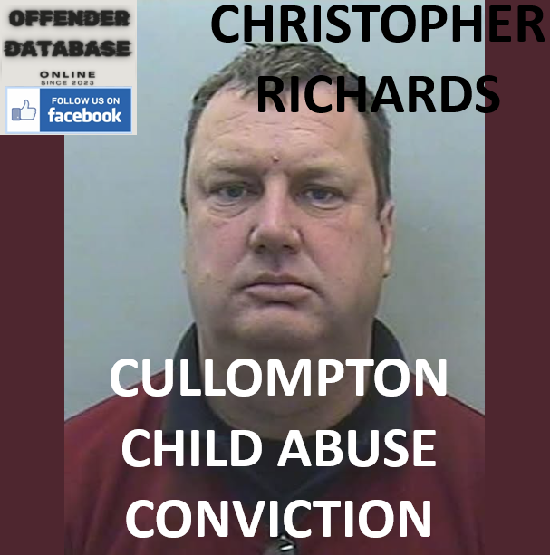 CHRISTOPHER RICHARDS CULLOMPTON CHILD ABUSE CONVICTION