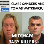 CLARE SANDERS AND TOMAS VAITKEVICIUS MITCHAM BABY KILLERS