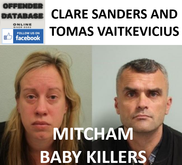 CLARE SANDERS AND TOMAS VAITKEVICIUS MITCHAM BABY KILLERS