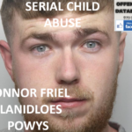 CONNOR FRIEL LLANIDLOES POWYS CHILD ABUSE CONVICTION