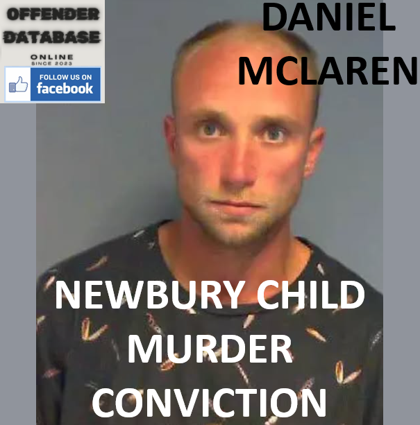 DANIEL MCLAREN NEWBURY CHILD MURDER CONVICTION