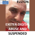 DARREN ELSTON EXETER DIGITAL ABUSE AND SUSPENDED SENTENCE