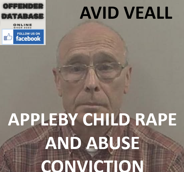 DAVID VEALL APPLEBY CHILD RAPE AND ABUSE CONVICTION