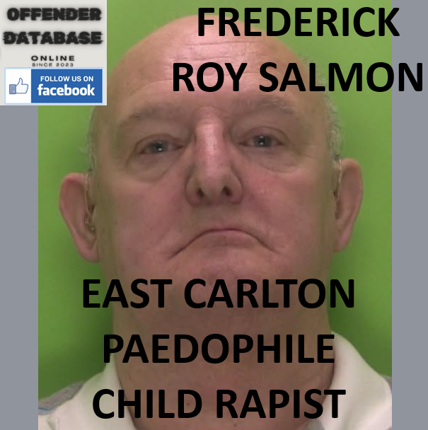 FREDERICK ROY SALMON EAST CARLTON PAEDOPHILE CHILD RAPIST