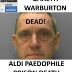 GARETH WARBURTON ALDI PAEDOPHILE PRISON DEATH