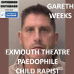 GARETH WEEKS EXMOUTH THEATRE PAEDOPHILE CHILD RAPIST
