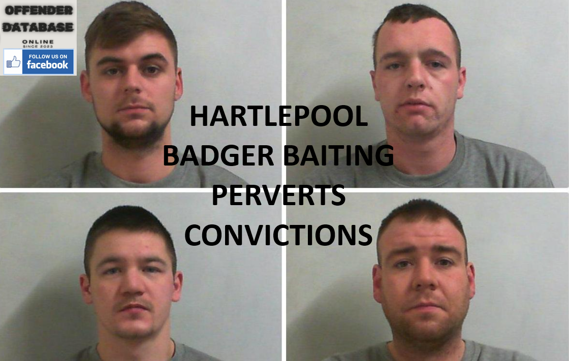 HARTLEPOOL BADGER BAITING ANIMAL ABUSERS CONVICTIONS