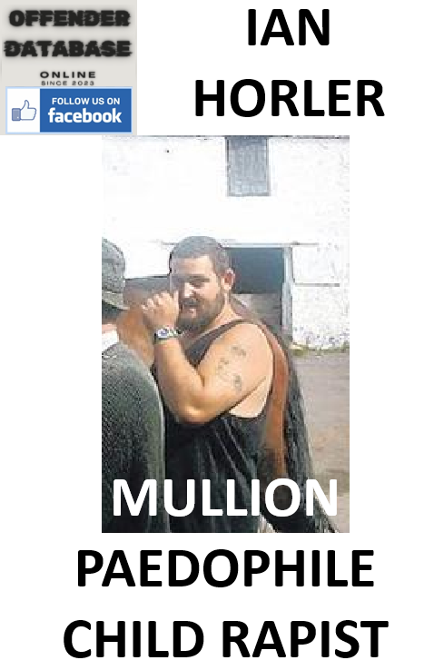 IAN HORLER MULLION PAEDOPHILE CHILD RAPIST