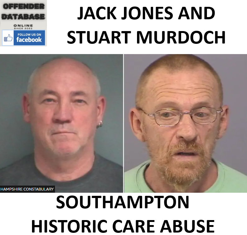 JACK JONES AND STUART MURDOCH SOUTHAMPTON HISTORIC CARE ABUSE