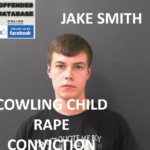 JAKE SMITH COWLING CHILD RAPE CONVICTION