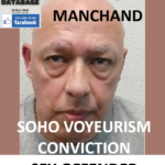 JAMES MANCHAND SOHO VOYEURISM CONVICTION SEX OFFENDER