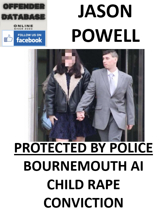 JASON POWELL BOURNEMOUTH AI CHILD RAPE CONVICTION