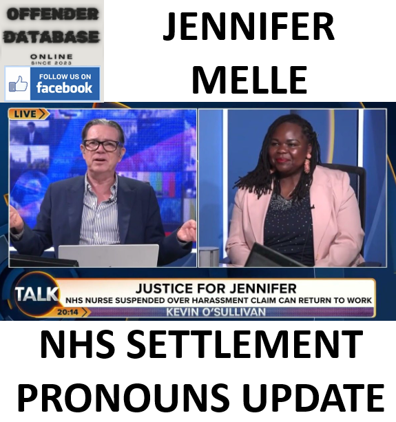 JENNIFER MELLE NHS SETTLEMENT PRONOUNS UPDATE