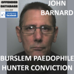 JOHN BARNARD BURSLEM PAEDOPHILE HUNTER CONVICTION