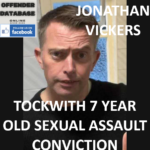 JONATHAN VICKERS TOCKWITH 7-YEAR-OLD SEXUAL ASSAULT CONVICTION