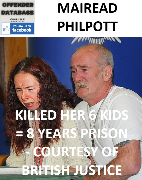 MAIREAD PHILPOTT DERBY ARSON RELEASE - BRITISH JUSTICE