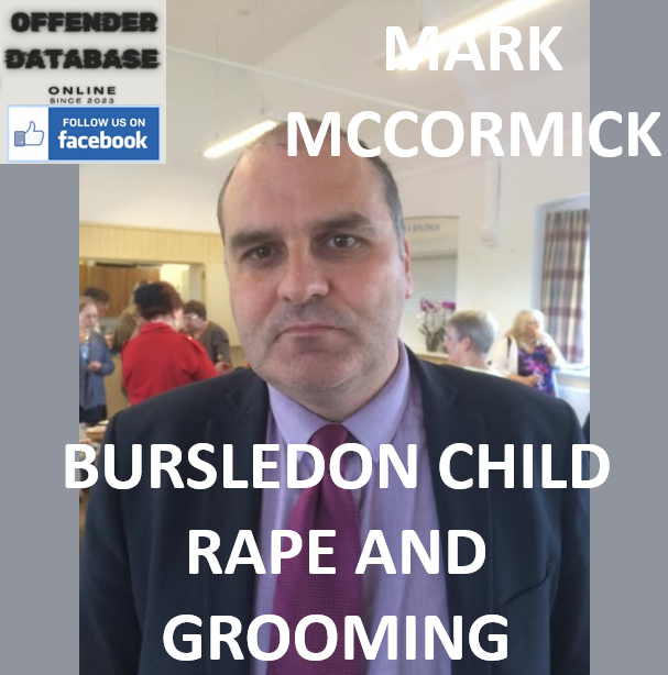 MARK MCCORMICK BURSLEDON CHILD RAPE AND GROOMING CONVICTION