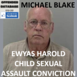 MICHAEL BLAKE EWYAS HAROLD CHILD SEXUAL ASSAULT CONVICTION