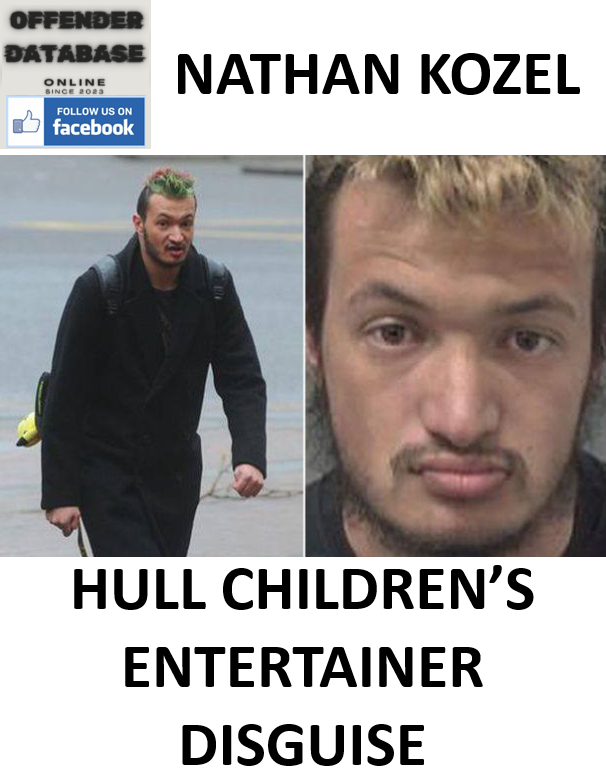 Nathan Kozel Hull Children’s Entertainer Disguise Conviction