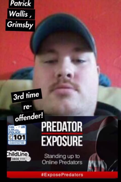 PATRICK WALLIS GRIMSBY PAEDOPHILE STING OPERATION CONVICTION PATRICK WALLIS GRIMSBY PAEDOPHILE RAILWAY STATION STING CONVICTION