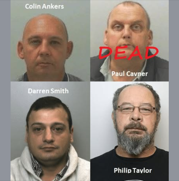 PAUL CAVNER BLYTH PAEDOPHILE RING DEATH IN CUSTODY