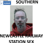 PAUL SOUTHERN NEWCASTLE RAILWAY STATION SEX OFFENDER