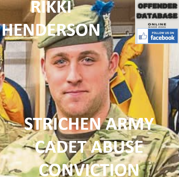 RIKKI HENDERSON STRICHEN ARMY CADET ABUSE CONVICTION