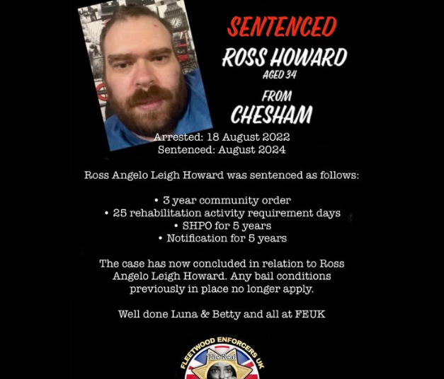 ROSS HOWARD CHESHAM PAEDOPHILE HUNTER STING ROSS HOWARD CHESHAM PAEDOPHILE HUNTER STING