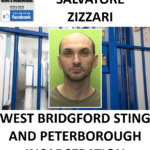 SALVATORE ZIZZARI WEST BRIDGFORD STING AND PETERBOROUGH INCARCERATION
