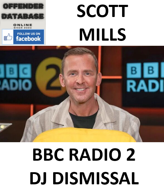 SCOTT MILLS BBC RADIO 2 DJ DISMISSAL